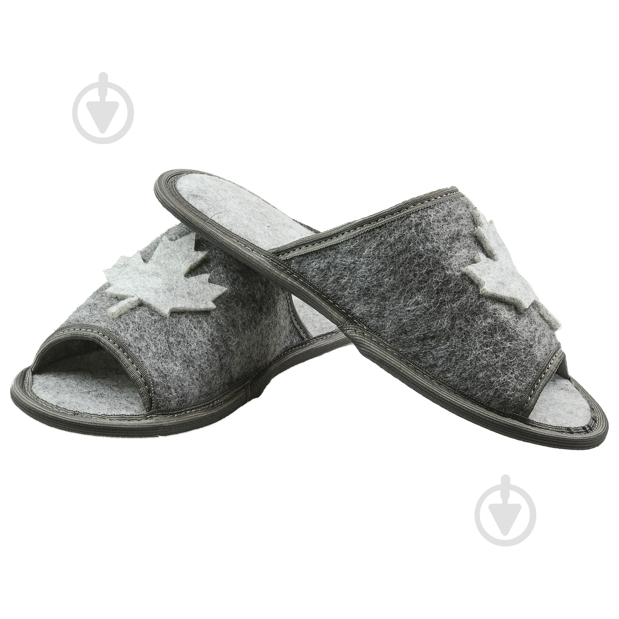 Тапки домашние FX shoes из фетра р. 40-41 серый арт.2008 - фото 2 Тапки домашние FX shoes из фетра р. 40-41 серый арт.2008 - фото 2
