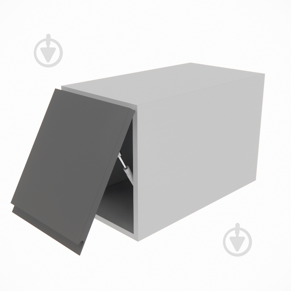 Шкаф Влада (А 30 (570)) графит/пепельный Світ Меблів - фото 2 Шкаф Влада (А 30 (570)) графит/пепельный Світ Меблів - фото 2