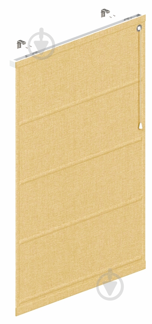 Римская штора Rollotex Шнуровое упрвление ASTI 150x150 см Снежно-белая - фото 10