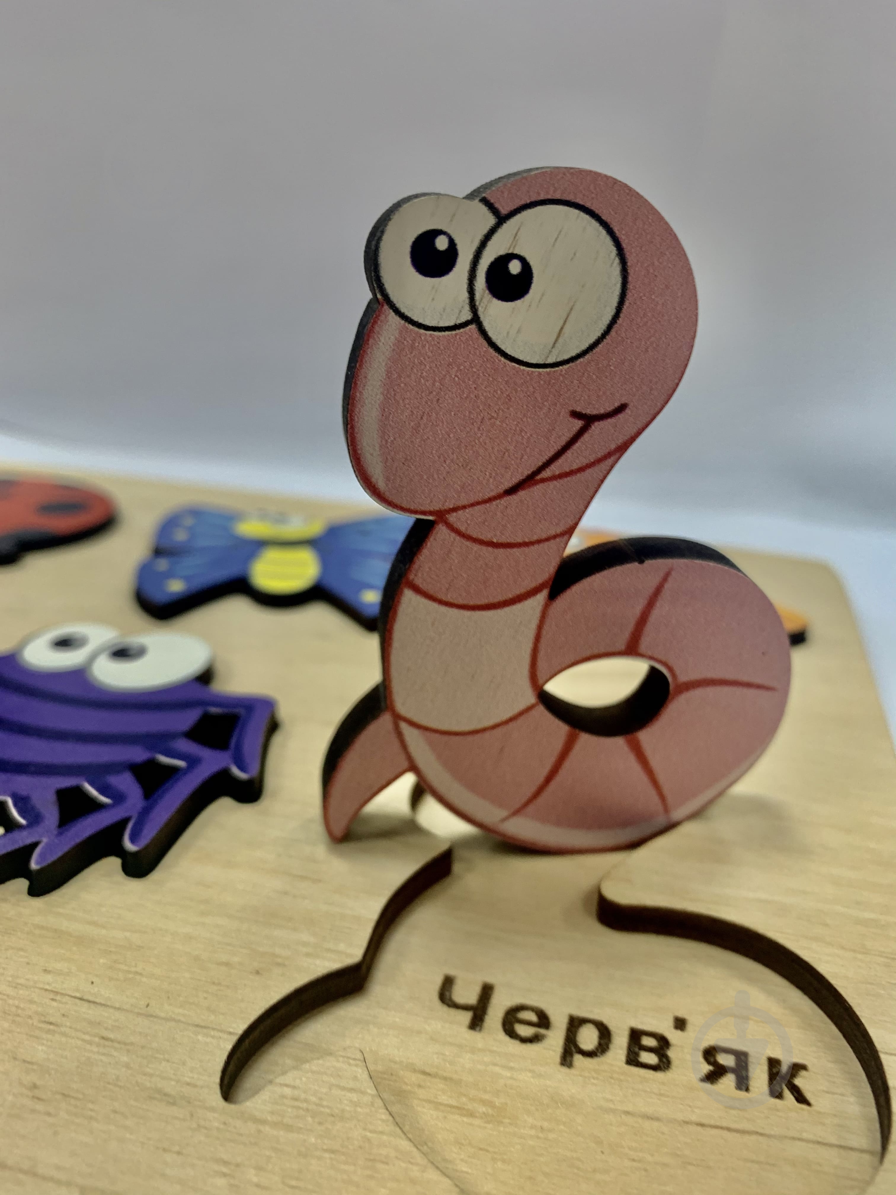 Пазлы деревянные Tatev "Насекомые" - фото 2 Пазлы деревянные Tatev "Насекомые" - фото 2