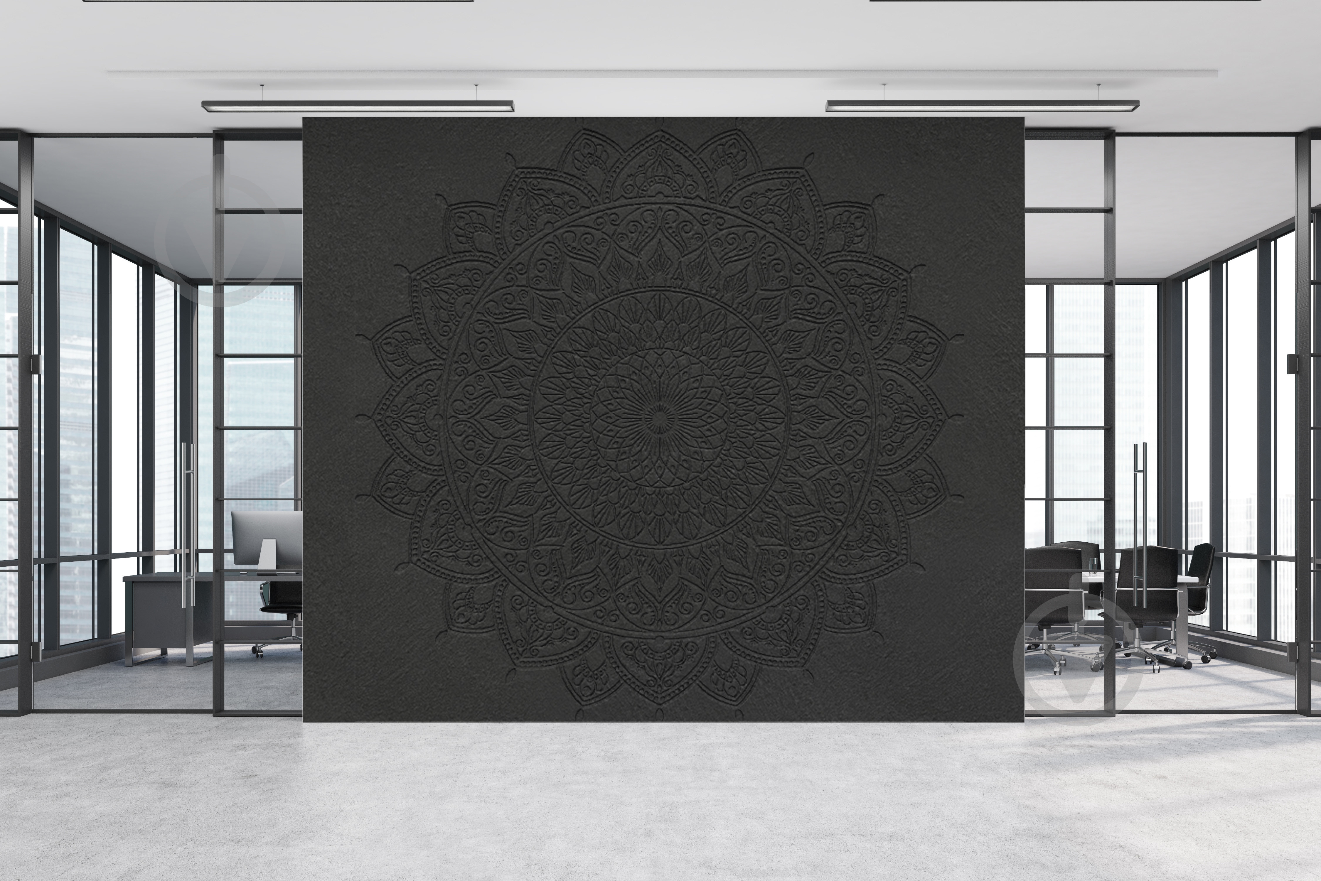 Настенное покрытие (панно) неокрашенное DIMENSE Decor 3,06x2,8м 8,57 m2 Мандала доброты DP-0299/2 - фото 2