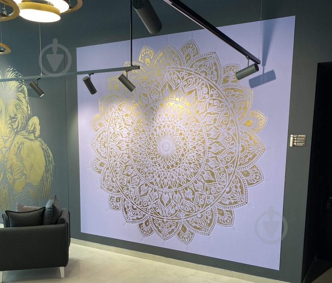 Настенное покрытие (панно) неокрашенное DIMENSE Decor 3,06x2,8м 8,57 m2 Мандала доброты DP-0299/2 - фото 4