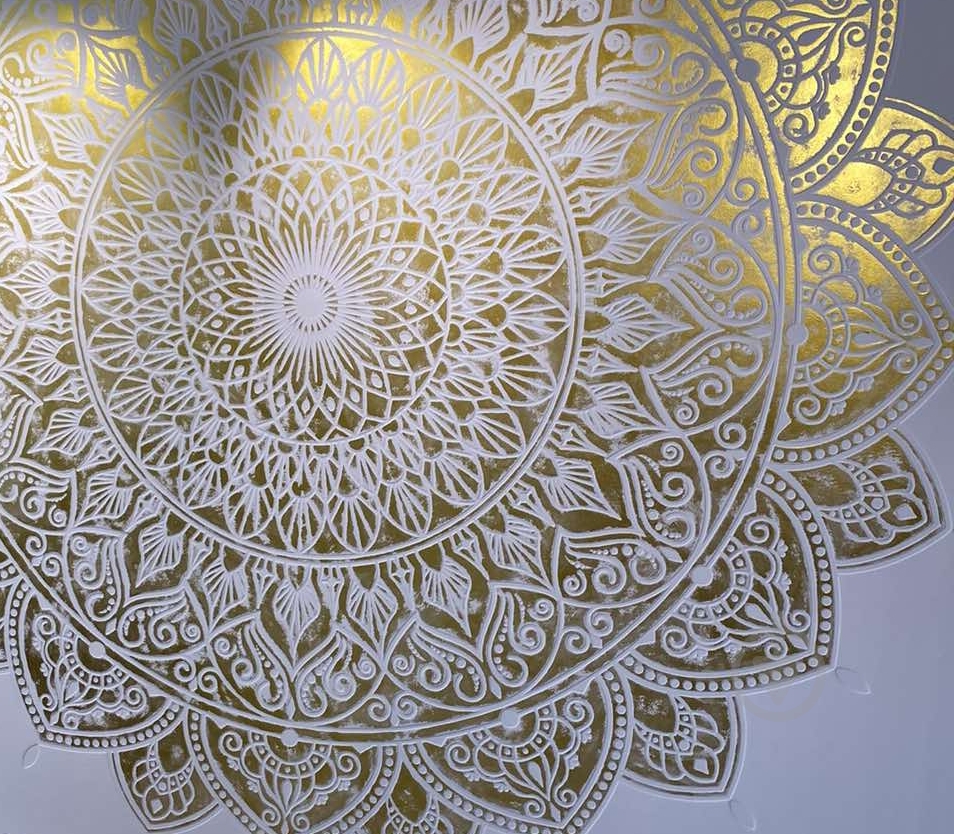 Настенное покрытие (панно) неокрашенное DIMENSE Decor 3,06x2,8м 8,57 m2 Мандала доброты DP-0299/2 - фото 3