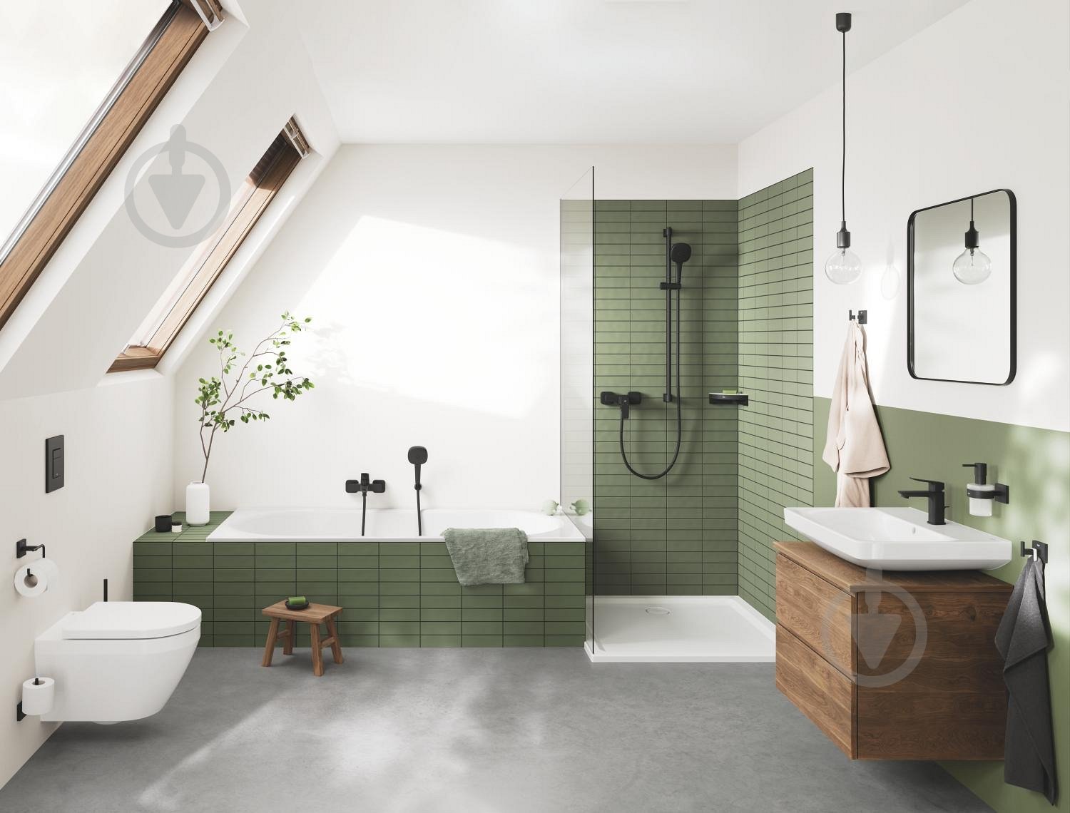 Смеситель для ванны Grohe Dice однорычажный (1018722430) black - фото 6 Смеситель для ванны Grohe Dice однорычажный (1018722430) black - фото 6