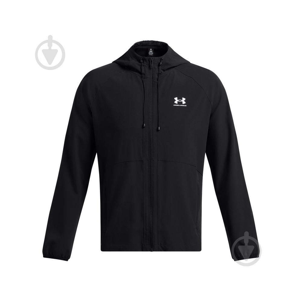 Вітрівка Under Armour Stretch Woven Windbreaker 6003001-001 р.3XL чорний - фото 3