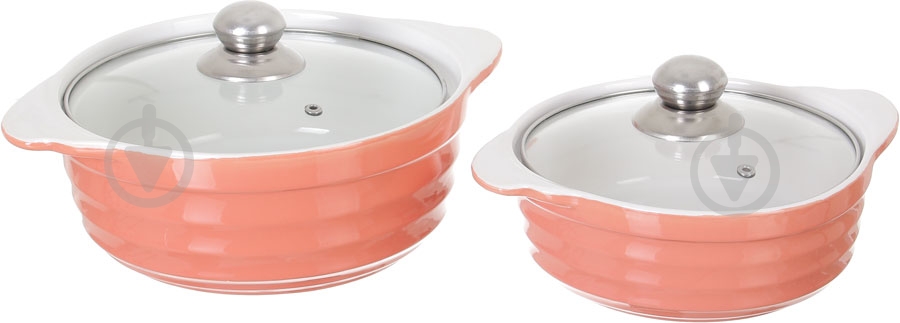 Набор кастрюль 1л + 1,8 л BY8412 - фото 1