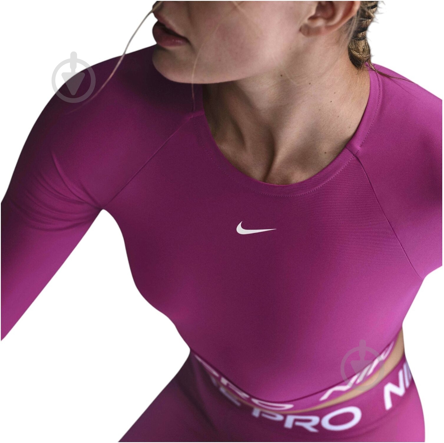 ᐉ Топ Nike Pro Long-Sleeve FV5484-518 р.M розовый • Купить в
