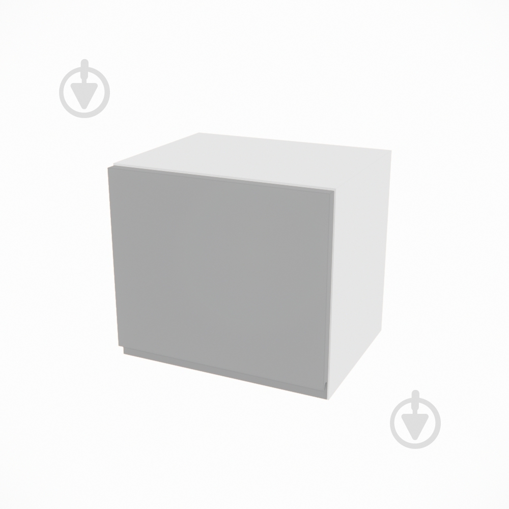 Шкаф Влада (А 40 (320)) серый бархат/белый Світ Меблів - фото 1