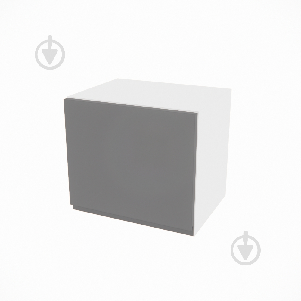 Шкаф Влада (А 40 (320)) графит/белый Світ Меблів - фото 1