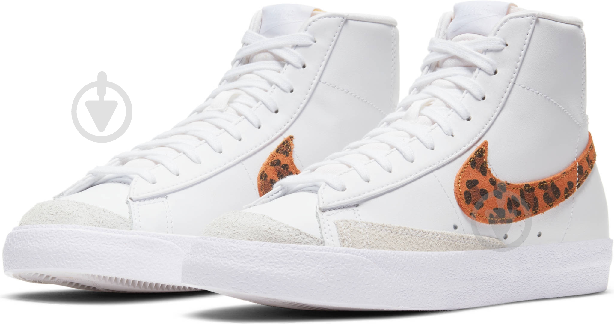 Кроссовки женские демисезонные Nike Blazer Mid '77 SE DA8736-101 р.36,5 белые - фото 1