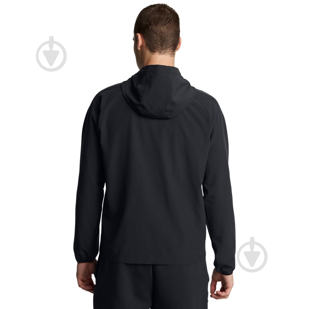 Вітрівка Under Armour Stretch Woven Windbreaker 6003001-001 р.L чорний - фото 2