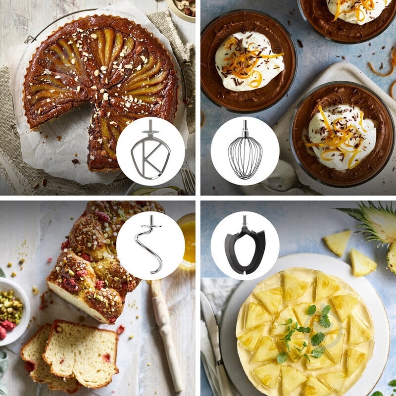 Кухонная машина Kenwood KWL90.244SI Titanium Chef Patissier XL - фото 7 Кухонная машина Kenwood KWL90.244SI Titanium Chef Patissier XL - фото 7