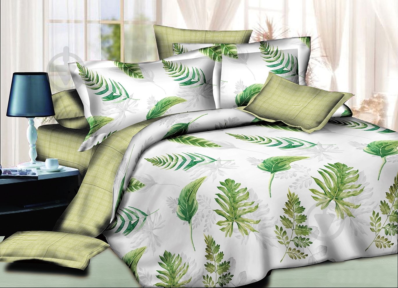 Наволочка бязь 17-0107 Vasco 60x60 см мульті MirSon - фото 1