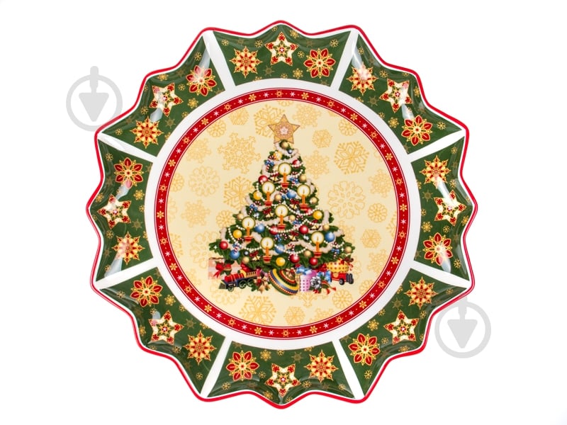 Блюдо Lefard Новорічна колекція 39 см 986-094 - фото 1 Блюдо Lefard Новорічна колекція 39 см 986-094 - фото 1