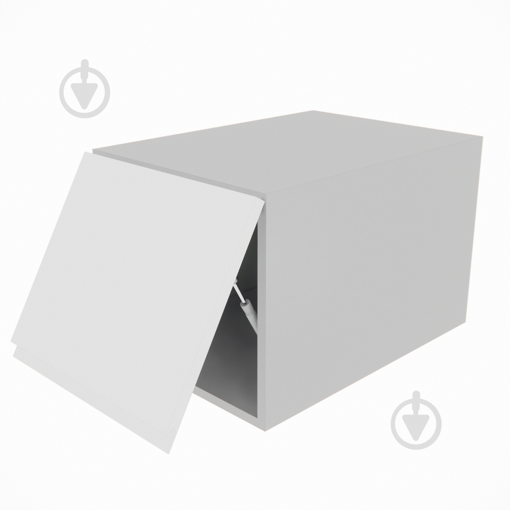 Шафа Влада (А 40 (570)) білий шовк/попелястий Світ Меблів - фото 2 Шафа Влада (А 40 (570)) білий шовк/попелястий Світ Меблів - фото 2