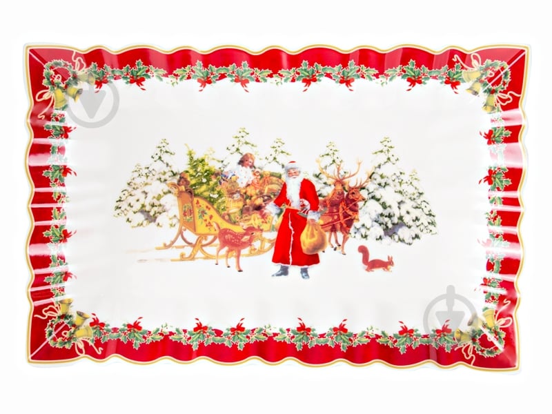 Блюдо Lefard Christmas Collection 35х23х3,5 см 986-133 - фото 1