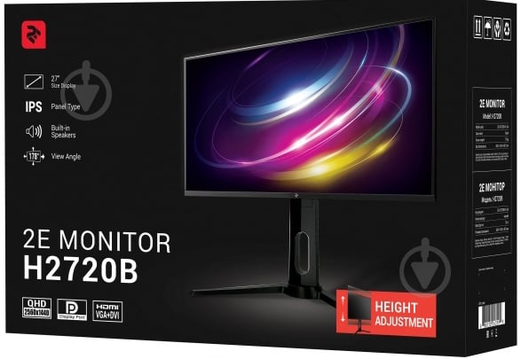 Монитор 2E H2720B 23,8" (2E-H2720B-01.UA) - фото 9 Монитор 2E H2720B 23,8" (2E-H2720B-01.UA) - фото 9