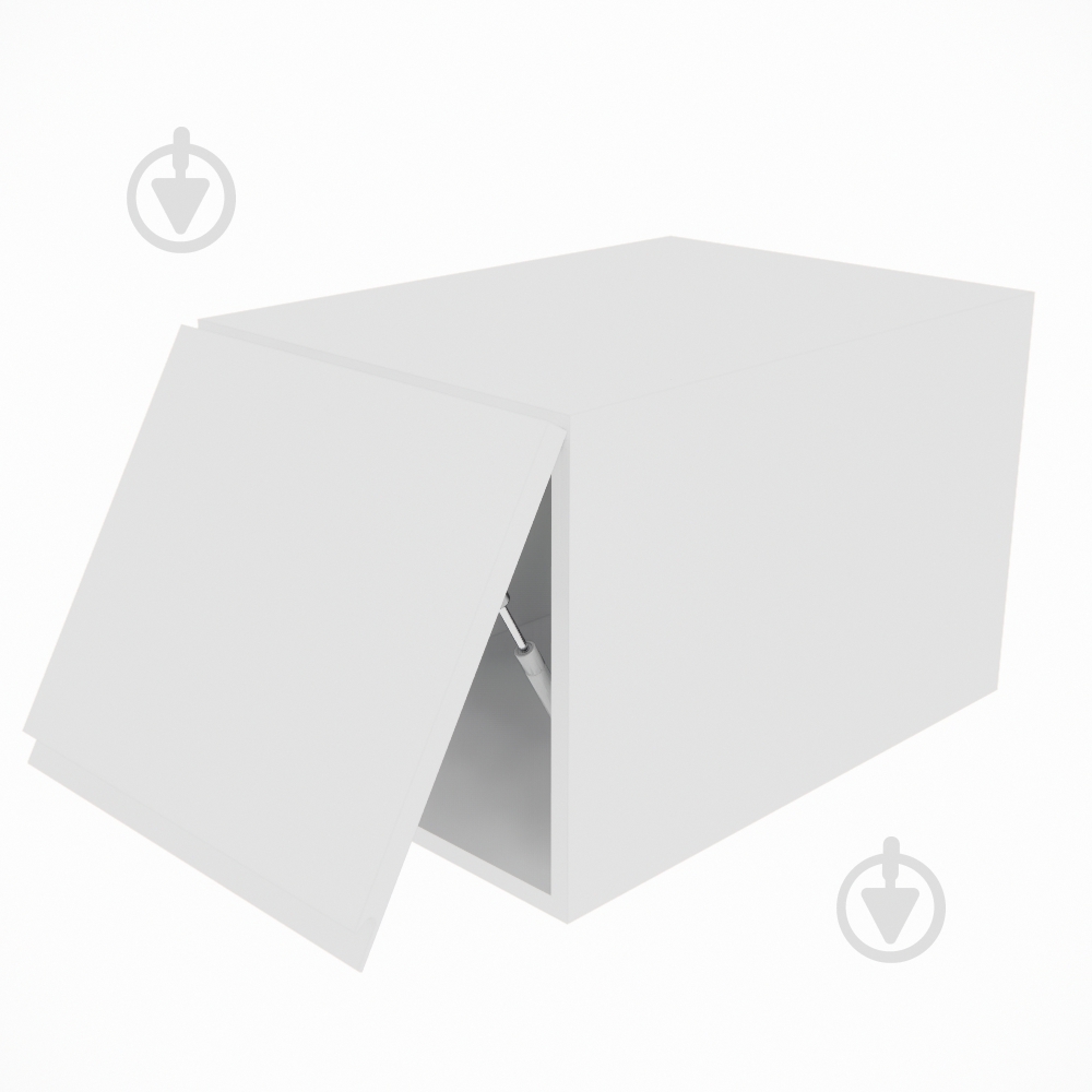 Шкаф Влада (А 40 (570)) белый шелк/белый Світ Меблів - фото 2 Шкаф Влада (А 40 (570)) белый шелк/белый Світ Меблів - фото 2