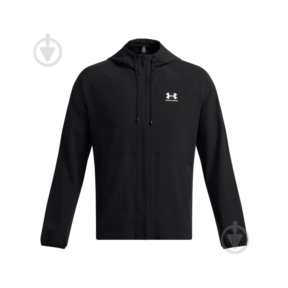 Вітрівка Under Armour Stretch Woven Windbreaker 6003001-001 р.M чорний - фото 3