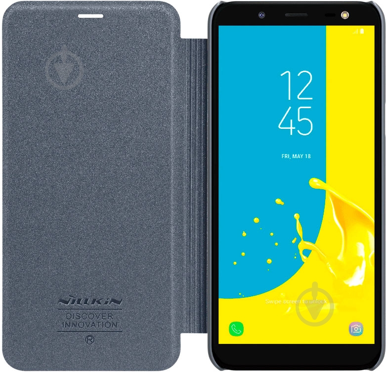 Чехол Nillkin Sparkle black (391384) Samsung A6 Leather - фото 1