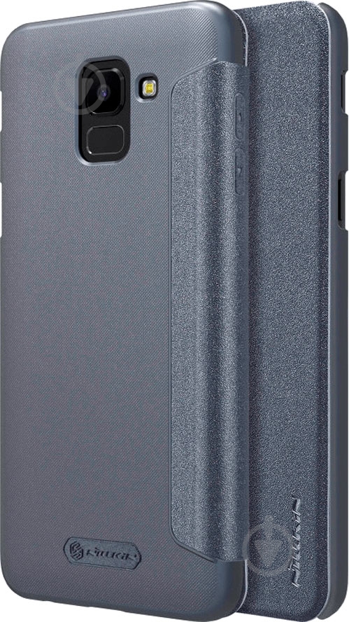 Чехол Nillkin Sparkle black (391384) Samsung A6 Leather - фото 4