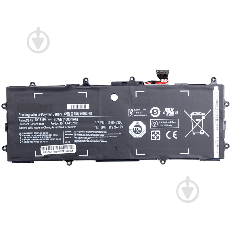 Аккумулятор Samsung NB490103 7,5 V 4080 mAh для Samsung Chromebook Series 3 (NP905S3G) (original) - фото 1