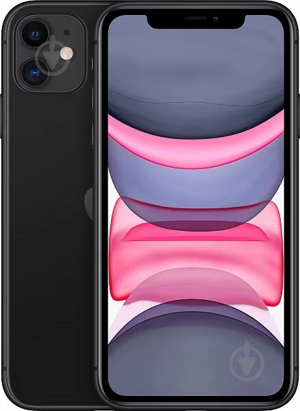 Смартфон Apple iPhone 11 256GB black (MWM72) - фото 1