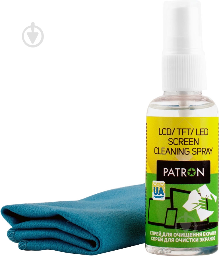 Набор Patron для очистки экранов 2 в 1 50 мл (CS-PN-F3-015) - фото 2 Набор Patron для очистки экранов 2 в 1 50 мл (CS-PN-F3-015) - фото 2