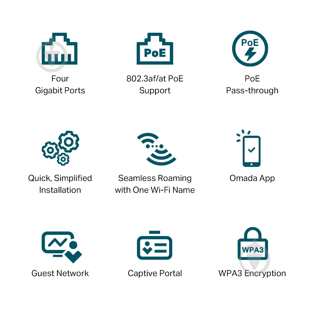 Точка доступа TP-Link настенная беспроводная EAP655-Wall (EAP655-Wall) - фото 6