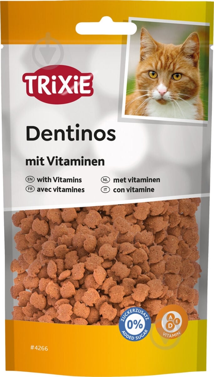 Витамины Trixie для кошек Dentinos 50 г - фото 1
