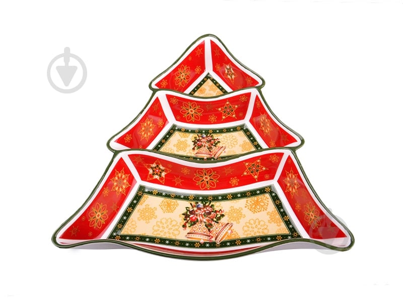 Менажница Lefard Christmas Collection 24х24х5 см 986-003 - фото 1 Менажница Lefard Christmas Collection 24х24х5 см 986-003 - фото 1