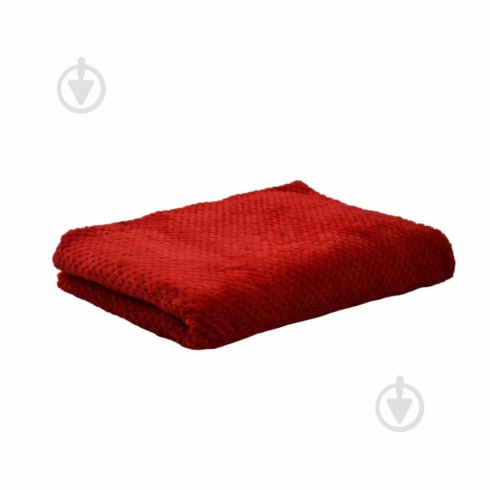 Плед флисовый Diamond 130x180 см красный Soft Me - фото 1