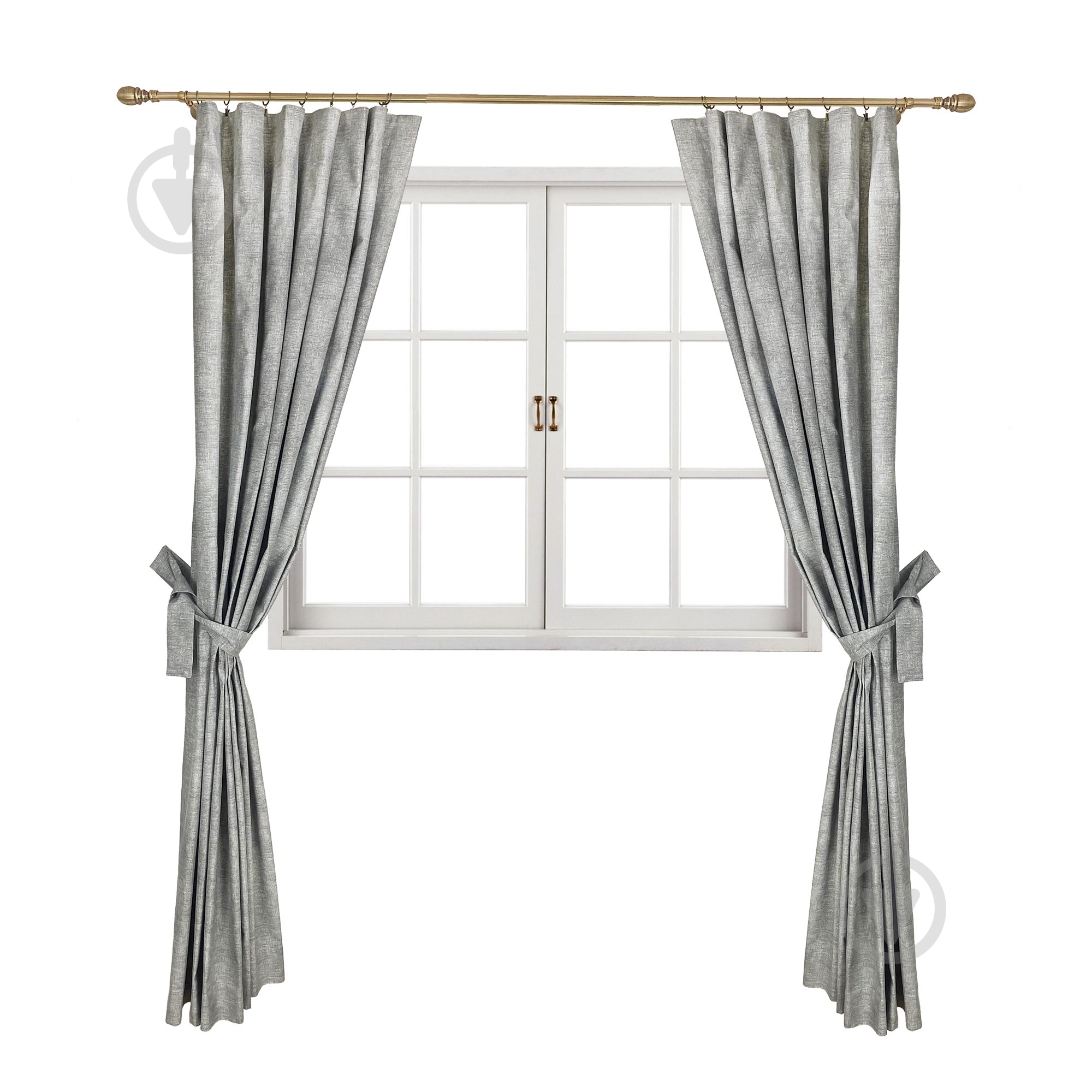 Комплект штор PERLA Серебро La Nuit - фото 1