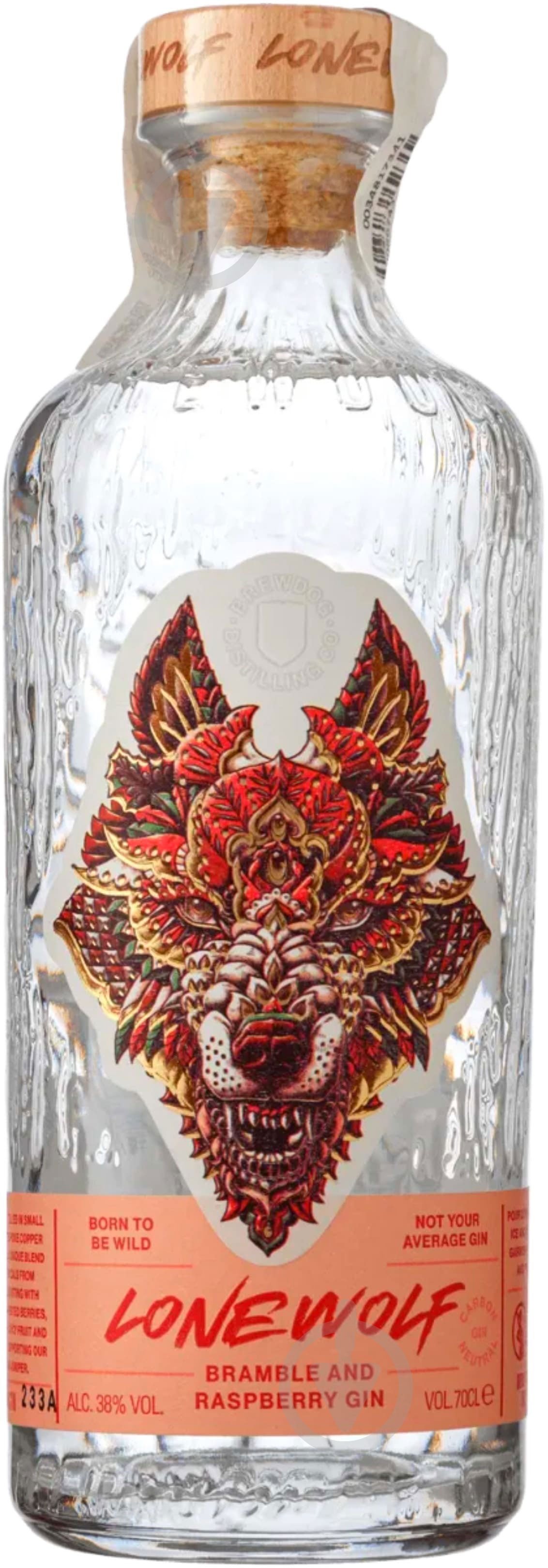 Джин BrewDog LoneWolf Raspberry & Bramble Gin 0,7 л - фото 1