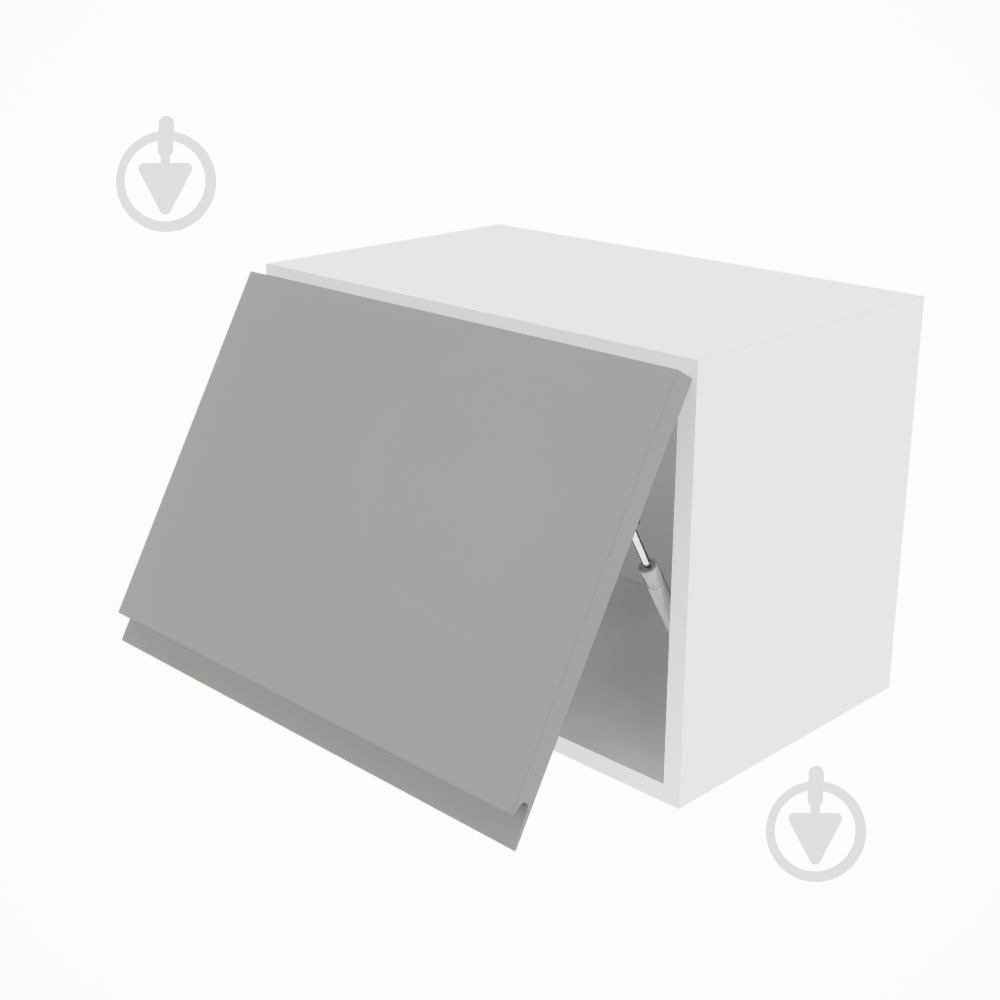 Шкаф Влада (А 50 (320)) серый бархат/белый Світ Меблів - фото 2