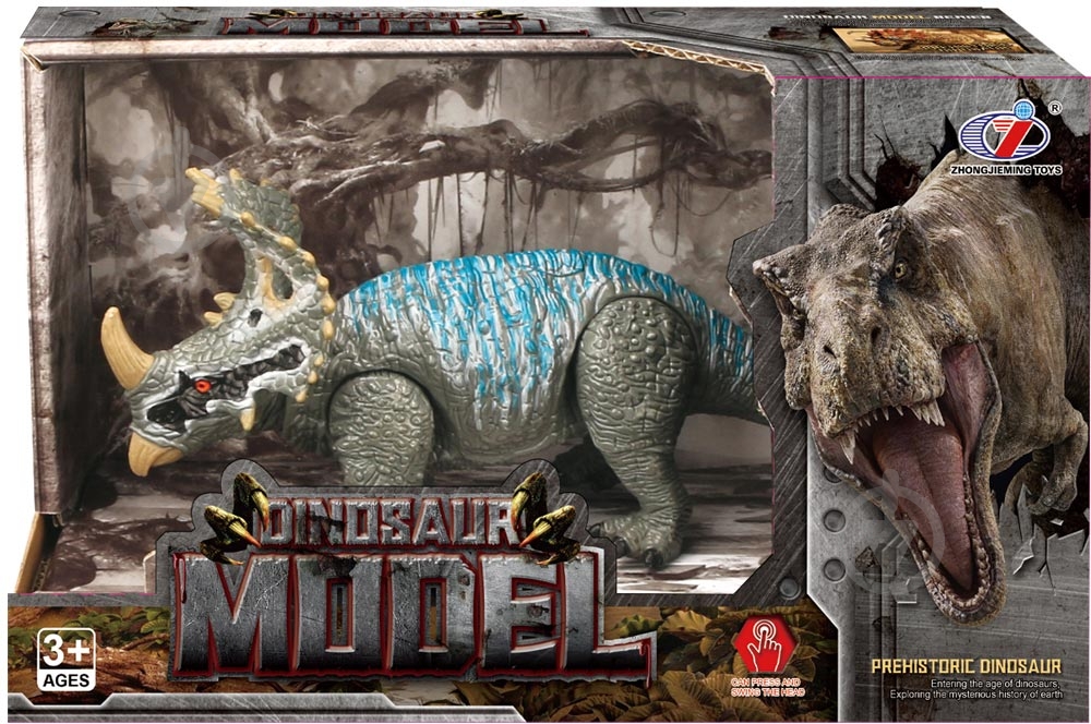 Динозавр ZHONGJIE Стиракозавр Q9899-F1 D - фото 2 Динозавр ZHONGJIE Стиракозавр Q9899-F1 D - фото 2