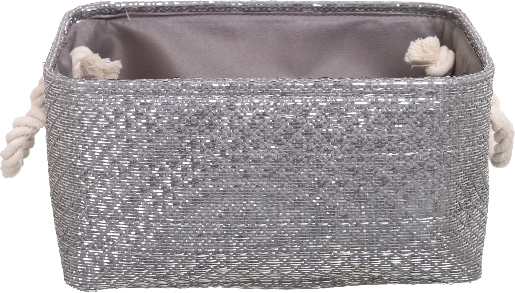 Корзина Dark Silver 32х22х16 см серый - фото 2