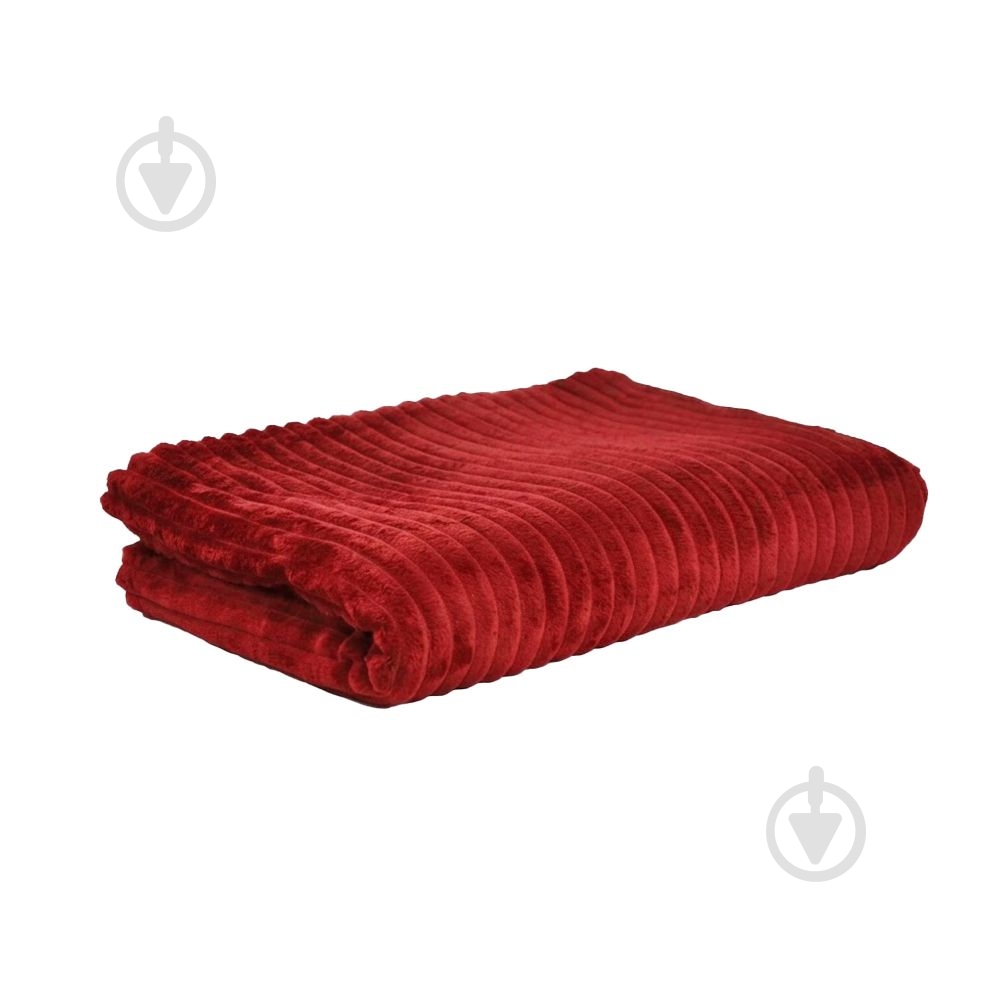 Плед флисовый Line 130x180 см красный Soft Me - фото 1