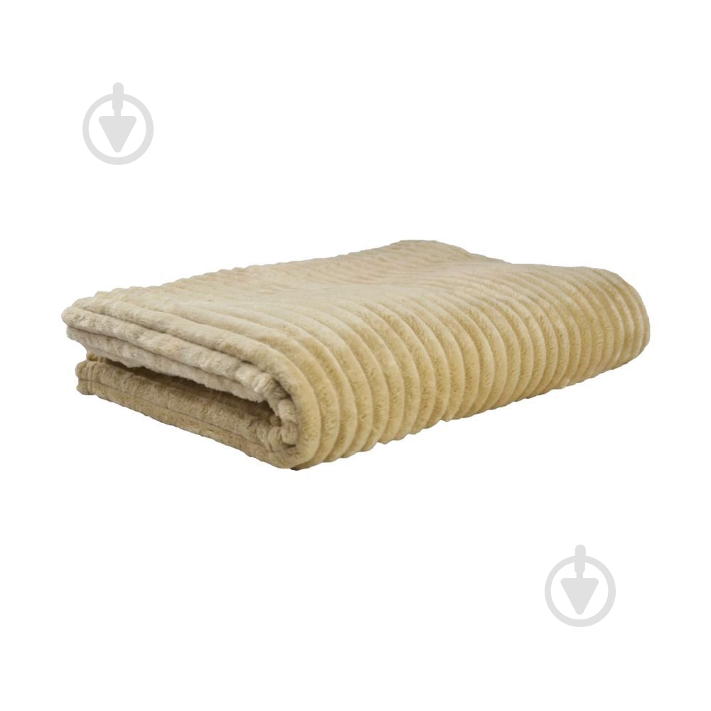 Плед флисовый Line 130x180 см бежевый Soft Me - фото 1 Плед флисовый Line 130x180 см бежевый Soft Me - фото 1