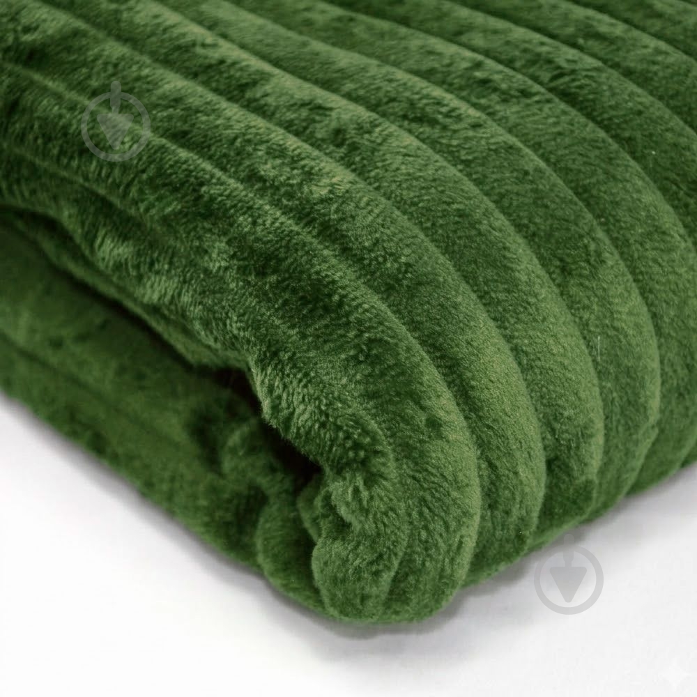 Плед флисовый Line 130x180 см темно-зеленый Soft Me - фото 2 Плед флисовый Line 130x180 см темно-зеленый Soft Me - фото 2