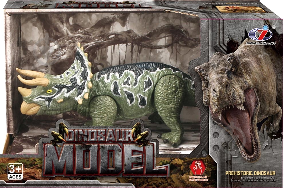 Игрушка ZHONGJIE Трицератопс Q9899-F2 D - фото 2 Игрушка ZHONGJIE Трицератопс Q9899-F2 D - фото 2