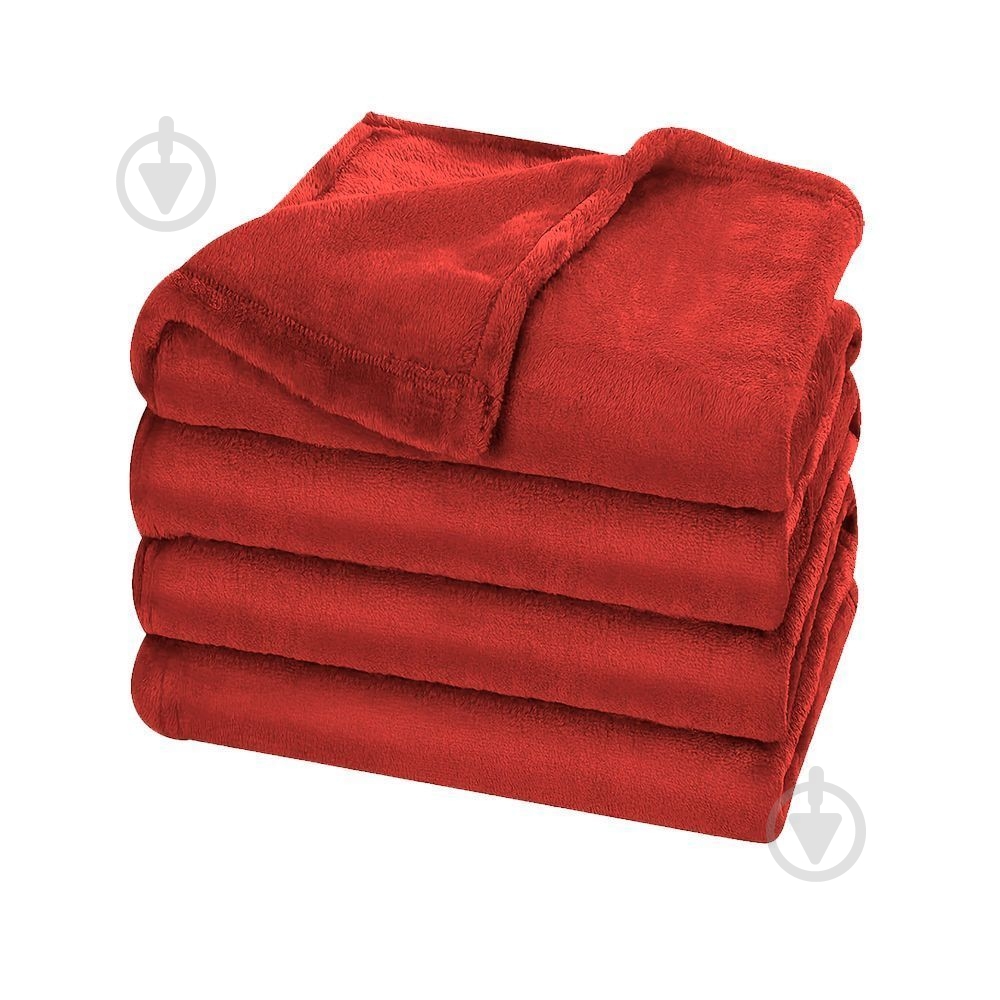 Плед флисовый Fancy 130x180 см красный Soft Me - фото 4
