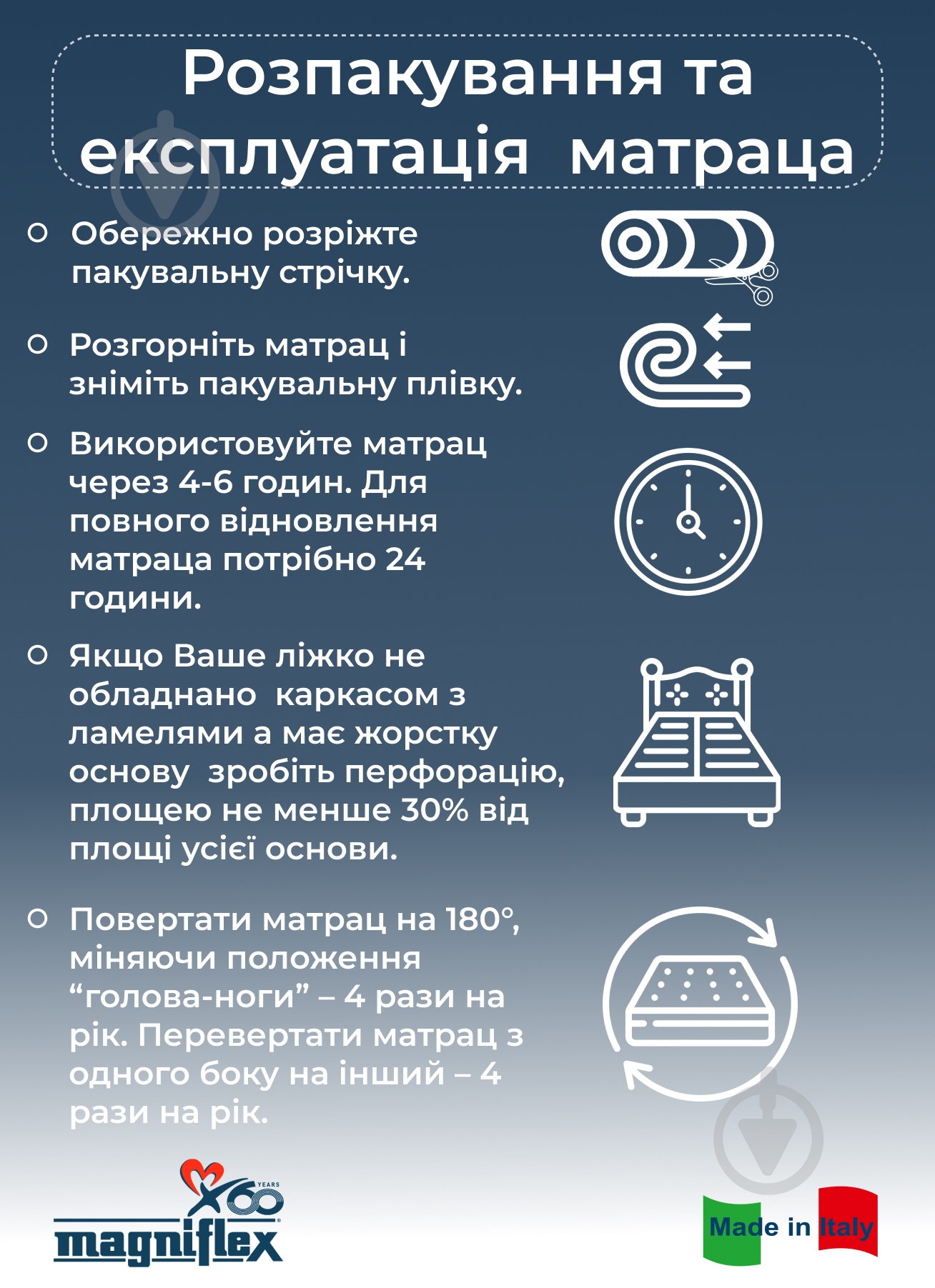 Матрас Memorabile 10 Magniflex 90х200 см - фото 7