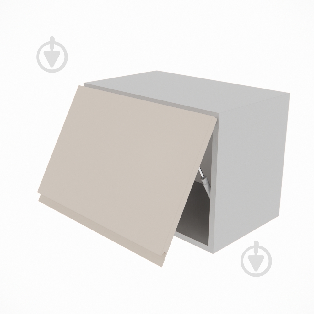 Шкаф Влада (А 50 (320)) пломбир/пепельный Світ Меблів - фото 2 Шкаф Влада (А 50 (320)) пломбир/пепельный Світ Меблів - фото 2