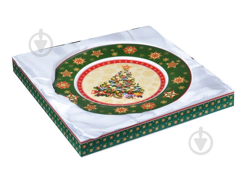 Тарелка обеденная Lefard Christmas Collection 21 см 986-062 - фото 3 Тарелка обеденная Lefard Christmas Collection 21 см 986-062 - фото 3