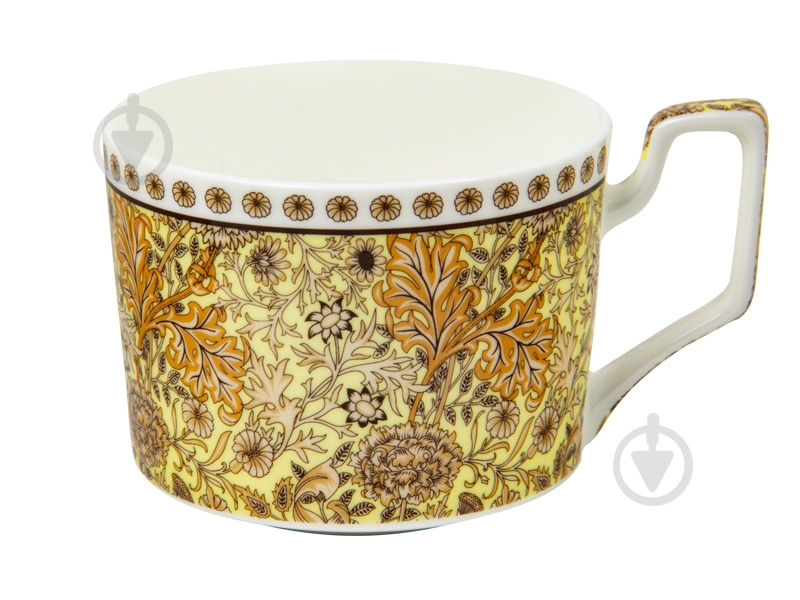 Чашка с блюдцем Lefard Morris Yellow 250 мл 924-857 - фото 4