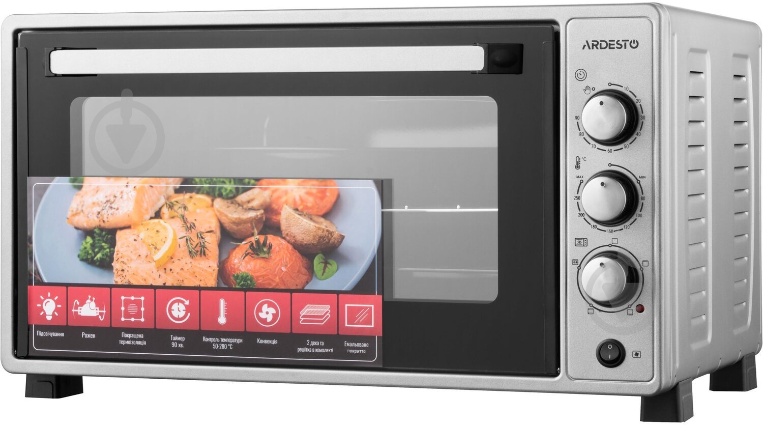 Электрическая печь Ardesto MEO-N48RCGR - фото 1 Электрическая печь Ardesto MEO-N48RCGR - фото 1