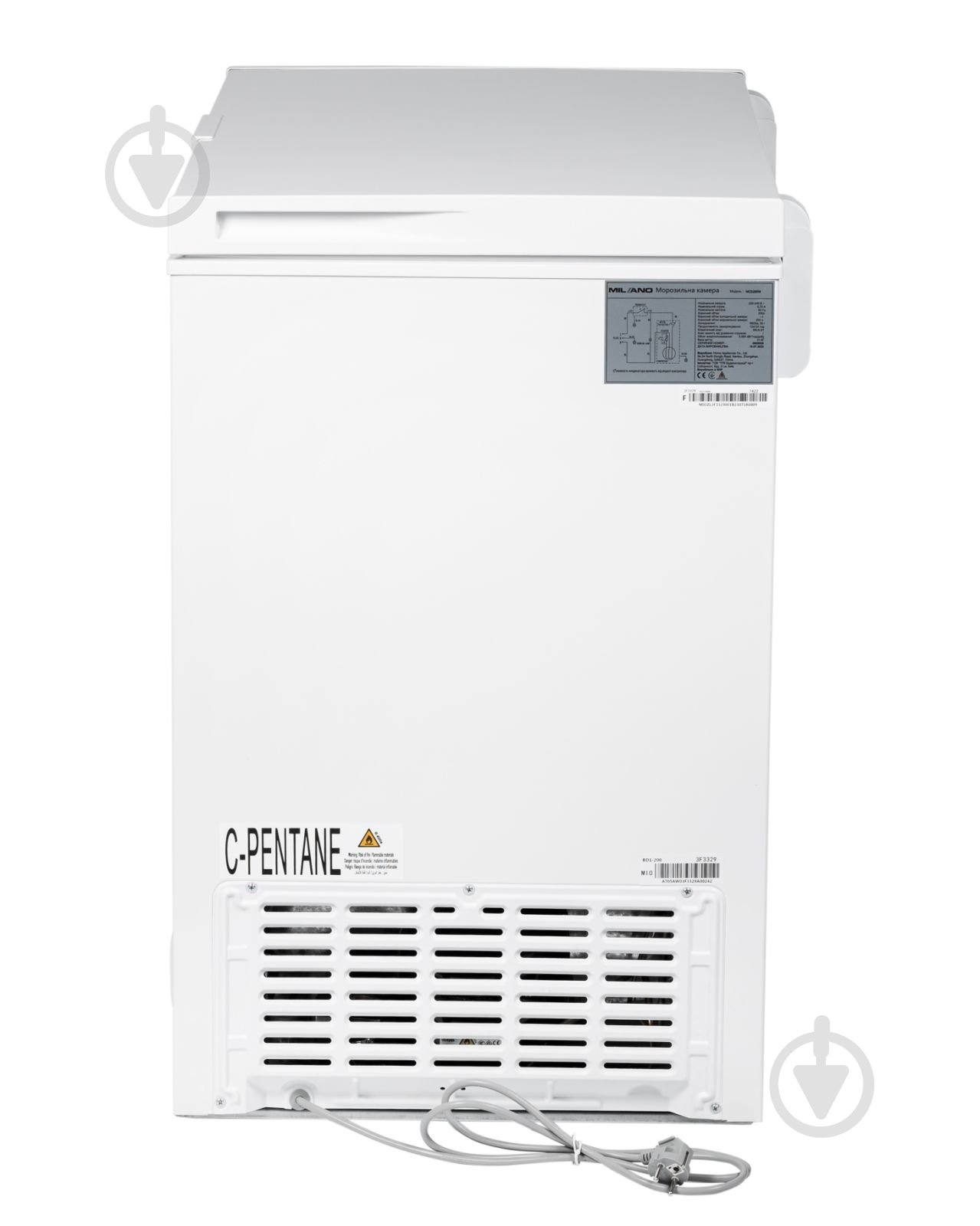 Морозильный ларь Milano MCD145W - фото 5