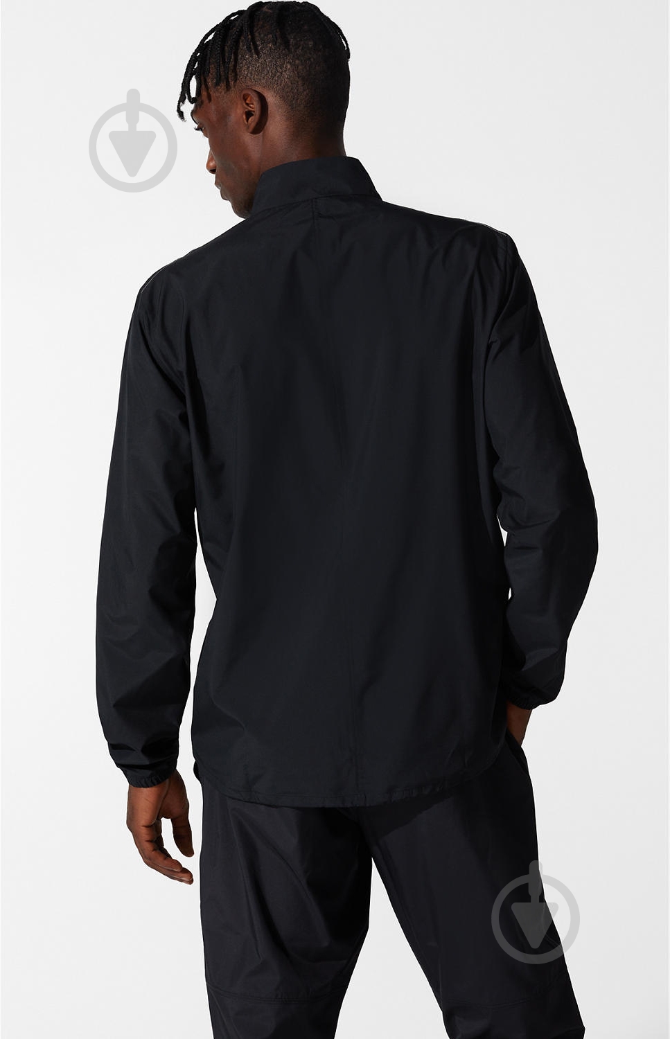 Ветровка мужская Asics CORE JACKET 2011C344-001 р.M черная - фото 2 Ветровка мужская Asics CORE JACKET 2011C344-001 р.M черная - фото 2