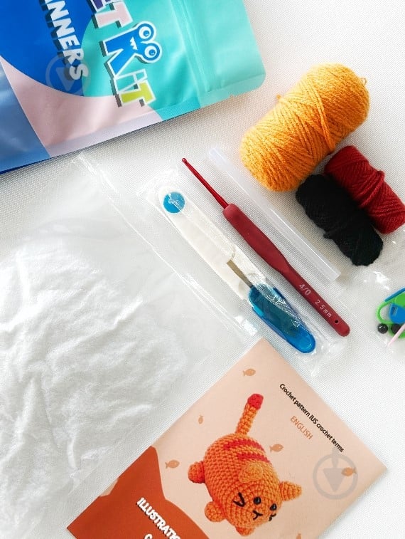 Набор для творчества Оранжевый полосатый кот Brushme - фото 5 Набор для творчества Оранжевый полосатый кот Brushme - фото 5